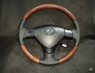 Перетяжка руля Lexus натуральной кожей